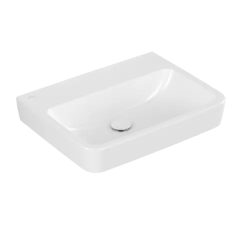 VILLEROY BOCH Umyvadlo O.novo, 600 x 460 x 175 mm, bílá Alpine CeramicPlus, bez přepadu, leštěná záda a spodní strana #4A416FR1