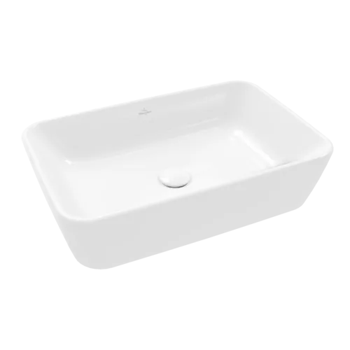 VILLEROY BOCH Umyvadlo na desku Architectura, 600 x 405 x 155 mm, bílá Alpine CeramicPlus, s přepadem #5A2760R1