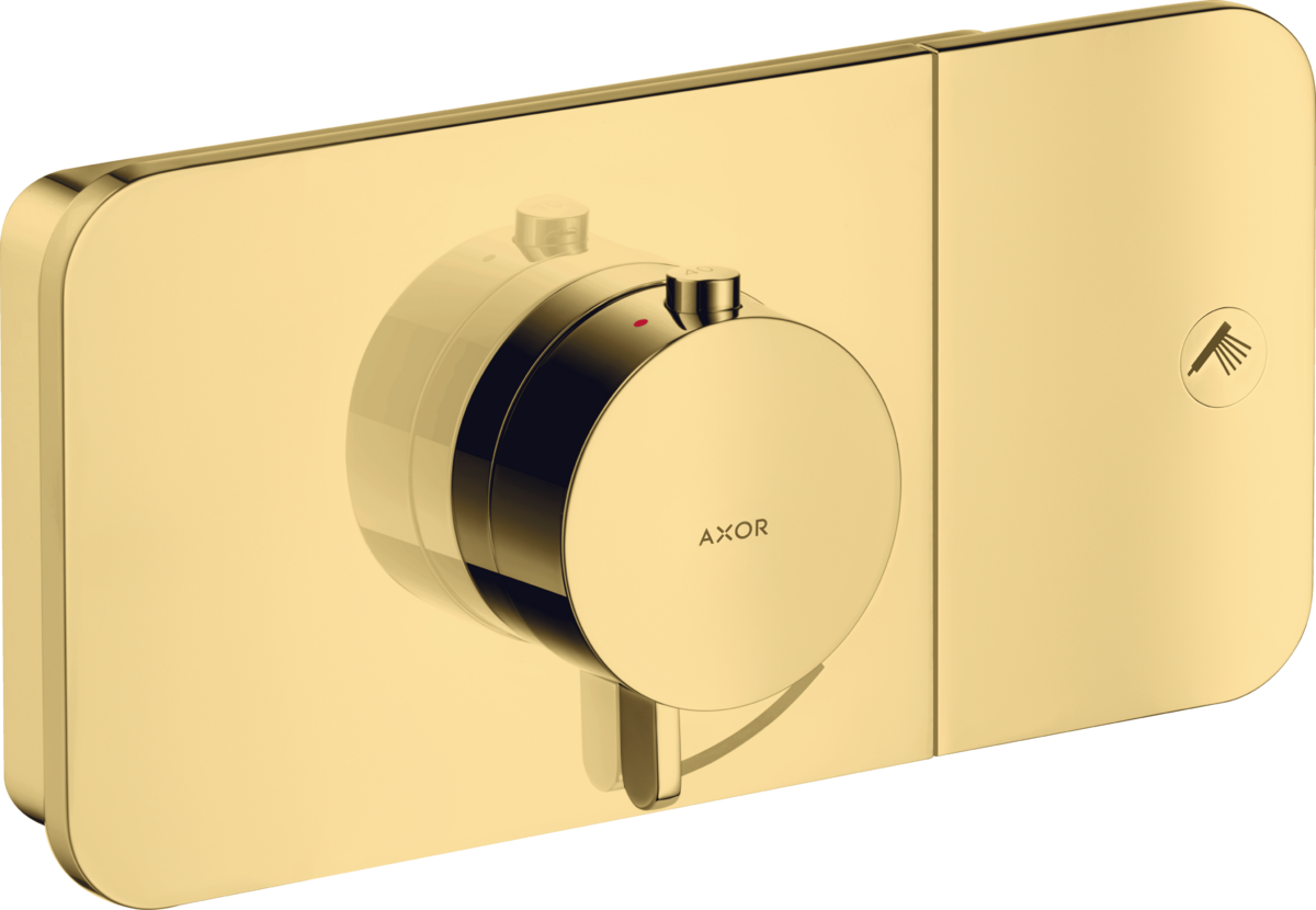 HANSGROHE AXOR One Modul termostatu pod omítku pro 1 spotřebič #45711990 - leštěný vzhled zlata