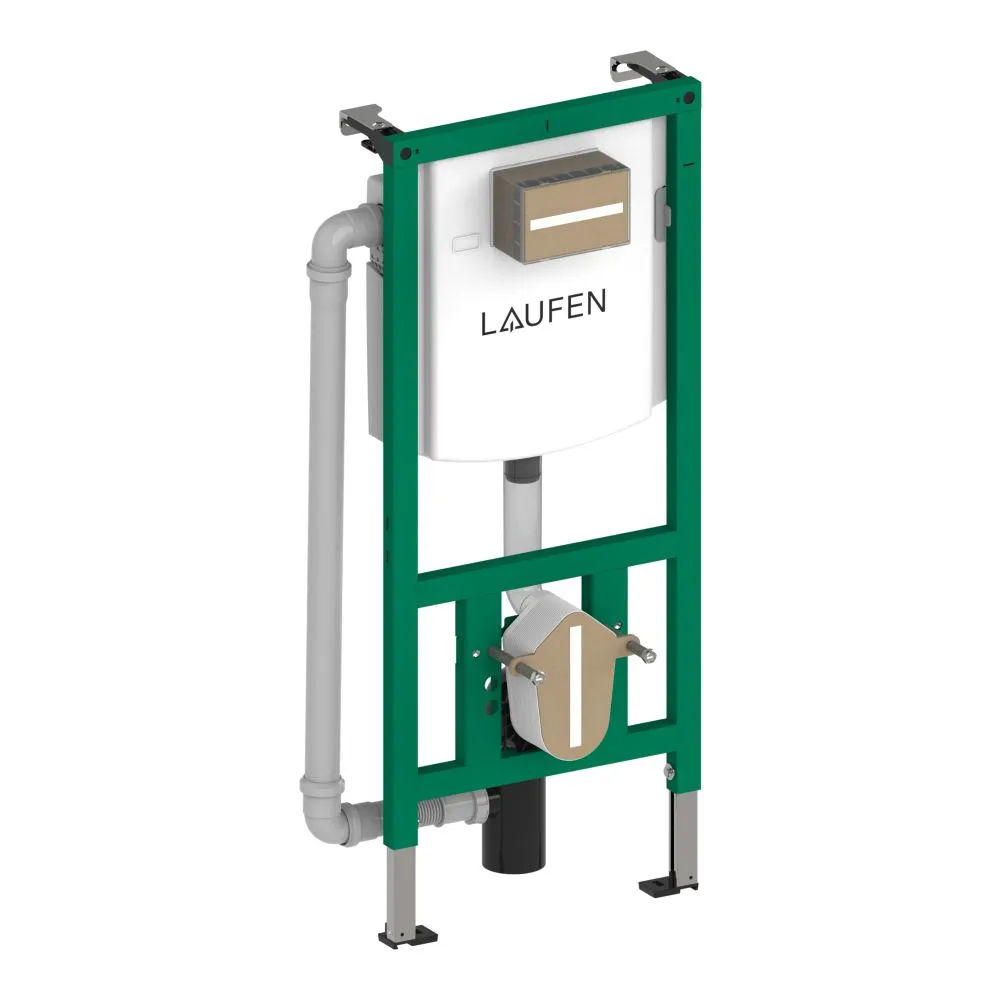 LAUFEN INEO INEOLINK Rámový podomítkový modul pro závěsné WC, s ventilem pro přívod vzduchu, do lehké příčky 500 x 135 x 1120 mm #H9201160000001