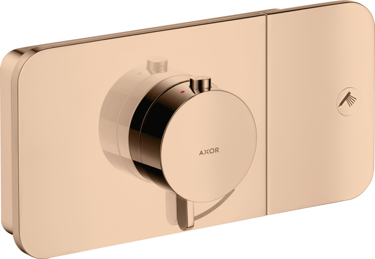 HANSGROHE AXOR Jeden modul termostatu pod omítku pro 1 spotřebič #45711300 - Leštěné červené zlato