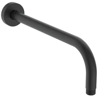 IDEAL STANDARD IDEALRAIN - stropní a nástěnné připojení 55x318x118 mm, svislá vzdálenost 290 mm od středu zásuvky v černé barvě #B9444XG - Silk Black