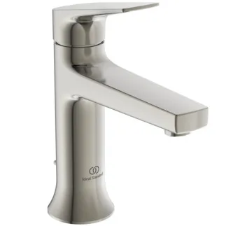 IDEAL STANDARD LDV - Umyvadlová baterie 52x170x178 mm, svislá vzdálenost od středu výpusti 118 mm, stříbrná bouře, 3,8 l/min (3 bary), s výsuvným odpadem - EasyFix, PVD technologie #BD653GN - nerezová ocel