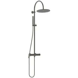IDEAL STANDARD LDV - Sprchový systém AP 314x596x1240 mm v magneticky šedé barvě, 12,0 l/min (3 bary) - Click technologie, FirmaFlow, PVD technologie #BD674A5 - Magnetic Grey
