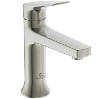 IDEAL STANDARD LDV - Umyvadlová baterie 52x159x178 mm, svislá vzdálenost od středu výpusti 118 mm, stříbrná bouře, 3,8 l/min (3 bar), bez výsuvného odpadu - EasyFix, PVD technologie #BD654GN - nerezová ocel