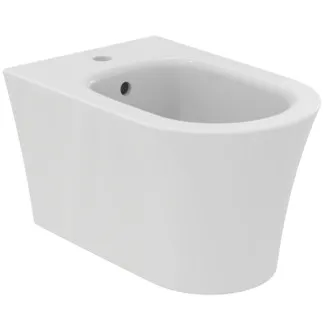 IDEAL STANDARD LDV - Nástěnný bidet 355x540x315 mm v bílé barvě, 1 otvor pro baterii, s přepadem - IdealPlus #E2637MA - White (Alpine) s Ideal Plus
