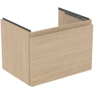 IDEAL STANDARD FINESSE - toaletní skříňka 500x375x370 mm, bílý dub, 1 zásuvka - bez úchytky, s plným výsuvem, SoftClosing, prostorově úsporná, předem smontovaná, dřevo z udržitelných zdrojů #E3375US