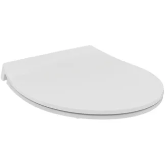 IDEAL STANDARD TIRSO - Sendvičové sedátko 365x425x50 mm v bílém lesku - SoftClosing WC #E335601 - Bílá (Alpine)
