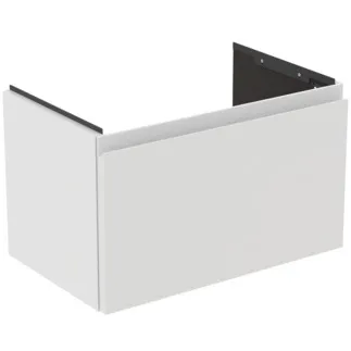 IDEAL STANDARD FINESSE - toaletní skříňka 600x375x370 mm v bílém matném laku, 1 zásuvka - bez úchytky, s plným výsuvem, SoftClosing, prostorově úsporná, předem smontovaná, dřevo z udržitelných zdrojů #E3376Y1 - Bílá matná