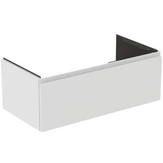 IDEAL STANDARD FINESSE - toaletní skříňka 1000x505x370 mm v bílém matném laku, 1 zásuvka - bez úchytky, s plným výsuvem, SoftClosing, předem smontovaná, dřevo z udržitelných zdrojů #E3393Y1 - Bílá matná