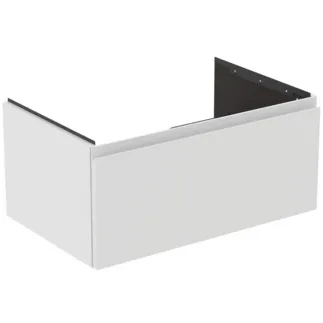 IDEAL STANDARD FINESSE - toaletní skříňka 800x505x370 mm v bílém matném laku, 1 zásuvka - bez úchytky, s plným výsuvem, SoftClosing, předem smontovaná, dřevo z udržitelných zdrojů #E3392Y1 - Bílý matný povrch