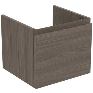 IDEAL STANDARD FINESSE - toaletní skříňka 430x402x370 mm v tmavém jilmu, 1 zásuvka - bez úchytky, s plným výsuvem, SoftClosing, předem smontovaná, dřevo z udržitelných zdrojů #E3404UR