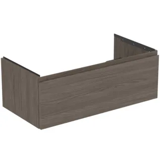 IDEAL STANDARD FINESSE - toaletní skříňka 1000x505x370 mm v tmavém jilmu, 1 zásuvka - bez úchytky, s plným výsuvem, SoftClosing, předem smontovaná, dřevo z udržitelných zdrojů #E3393UR