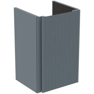 IDEAL STANDARD FINESSE - toaletní skříňka 350x306x550 mm v jasanově modré matné barvě, 1 dvířka - bez úchytek, SoftClosing, prostorově úsporná, předem smontovaná, dřevo z udržitelných zdrojů #E3403UQ