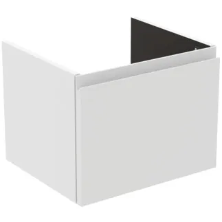 IDEAL STANDARD FINESSE - toaletní skříňka 480x409x370 mm v bílém matném laku, 1 zásuvka - bez úchytky, s plným výsuvem, SoftClosing, předem smontovaná, dřevo z udržitelných zdrojů #E3406Y1 - Bílá matná