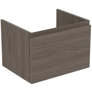 IDEAL STANDARD FINESSE - toaletní skříňka 530x409x370 mm v tmavém jilmu, 1 zásuvka - bez úchytky, s plným výsuvem, SoftClosing, předem smontovaná, dřevo z udržitelných zdrojů #E3408UR