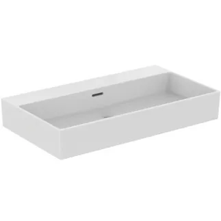 IDEAL STANDARD EXTRA - Umyvadlo 815x450x150 mm v bílém lesku, bez otvoru pro baterii, s přepadem #R054901 - Bílá (Alpine)