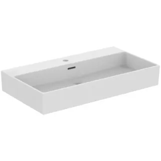 IDEAL STANDARD EXTRA - Umyvadlo 815x450x150 mm v bílém lesku, 1 otvor pro baterii, s přepadem #R053701 - Bílá (Alpine)