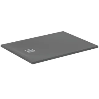 IDEAL STANDARD ULTRA FLAT S+ - Obdélníková sprchová vanička 1200x900x30 mm v křemenné šedé barvě, bez výsuvného odpadu - Antibakteriální, Protiskluzový povrch, Bezbariérová, podle DIN 18040, Lze řezat na míru, Opravitelná, výška 30 mm #T5595FS - Křemenná šedá