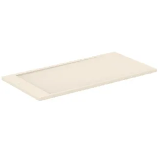 IDEAL STANDARD ULTRA FLAT S I.LIFE - obdélníková sprchová vanička 1600x800x36 mm z pískovce, bez výsuvného odpadu - antibakteriální, protiskluzový povrch, bezbariérová, v souladu s DIN 18040, možnost řezání na míru, opravitelná, výška 35/36 mm #T5571FT - pískovec