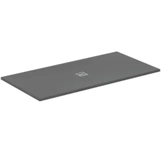 IDEAL STANDARD ULTRA FLAT S+ - Obdélníková sprchová vanička 1800x900x30 mm v křemenné šedé barvě, bez výsuvného odpadu - Antibakteriální, Protiskluzový povrch, Bezbariérová, podle DIN 18040, Lze řezat na míru, Opravitelná, výška 30 mm #T5609FS - Křemenná šedá
