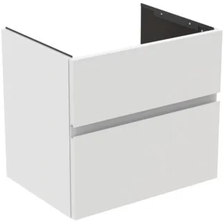 IDEAL STANDARD FINESSE - toaletní skříňka 600x440x545 mm v bílém matném laku, 2 zásuvky - bez úchytky, s plným výsuvem, SoftClosing, předem smontovaná, dřevo z udržitelných zdrojů #E3386Y1 - Bílá matná