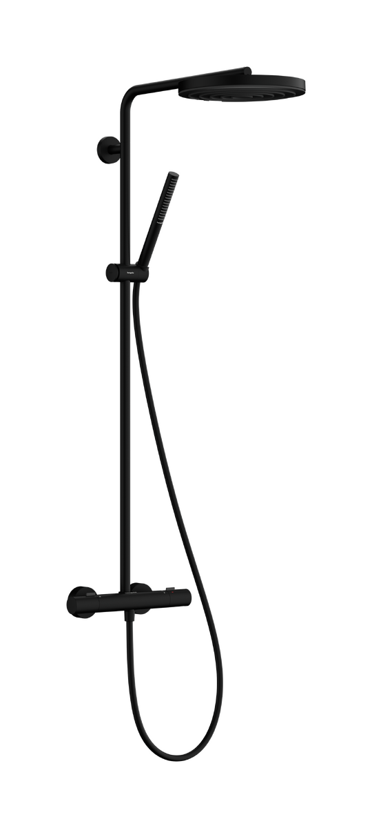 HANSGROHE Pulsify S Puro sprchový system s termostatem #24223670 - černá mat