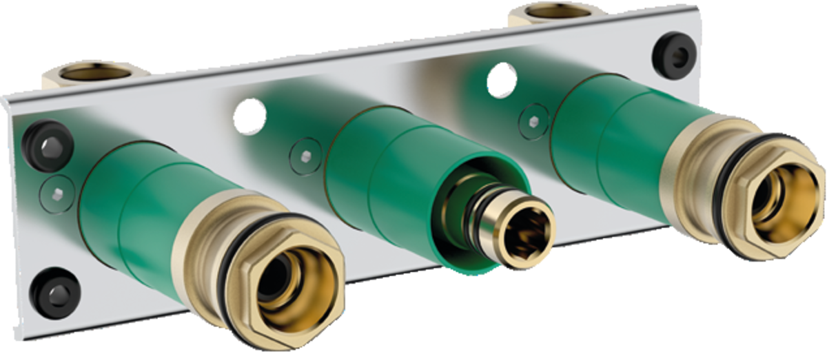 HANSGROHE Základní těleso pro termostat ShowerTablet 600 na stěnu pro 2 spotřebiče #13129180