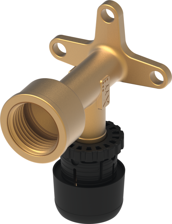 TECE TECElogo-Ax stěnová podložka, délka 57 mm, rozměr 16 x Rp 1/2", křemíkový bronz #8803502