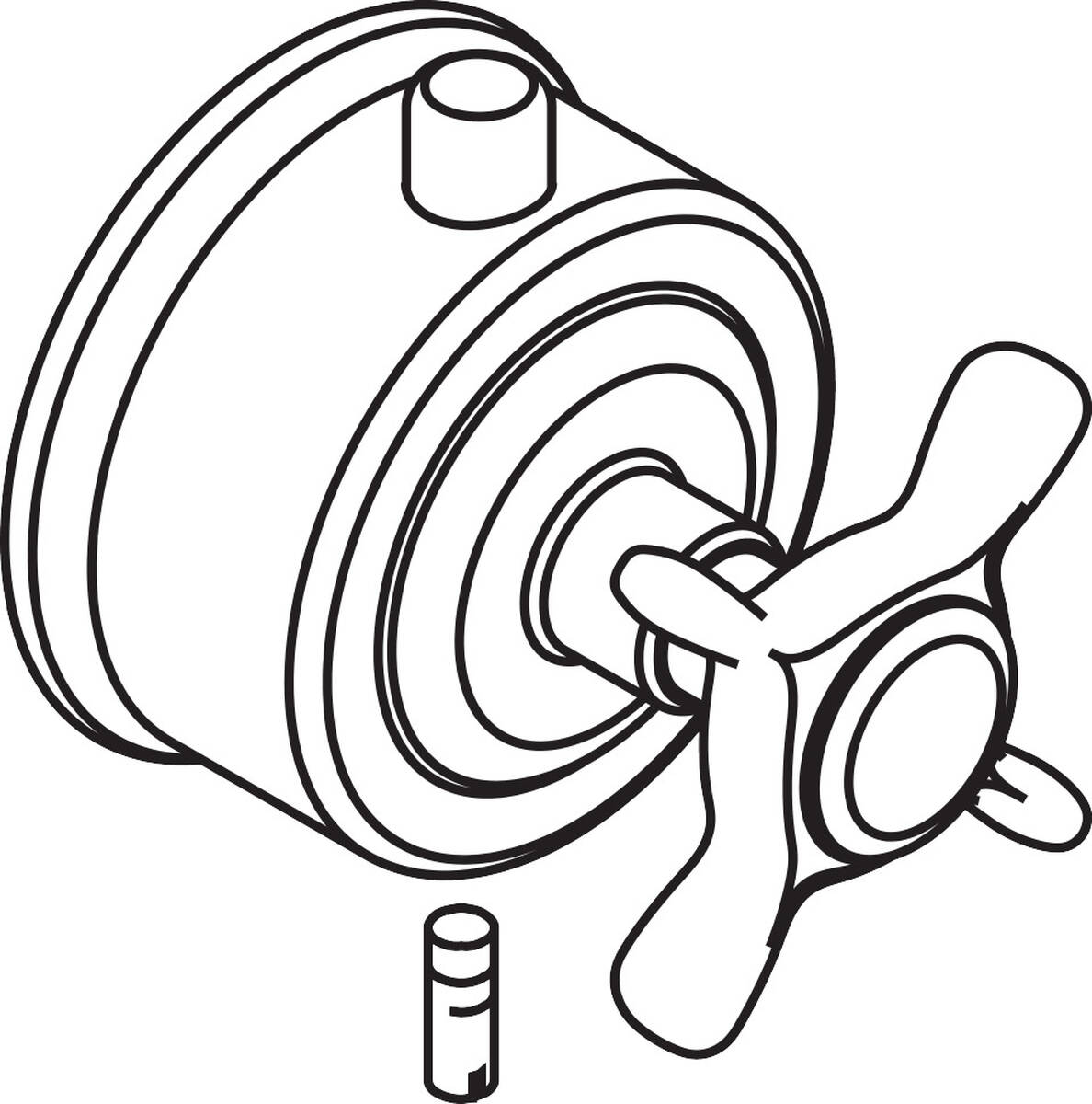 HANSGROHE rukojeť termostatu #16594340
