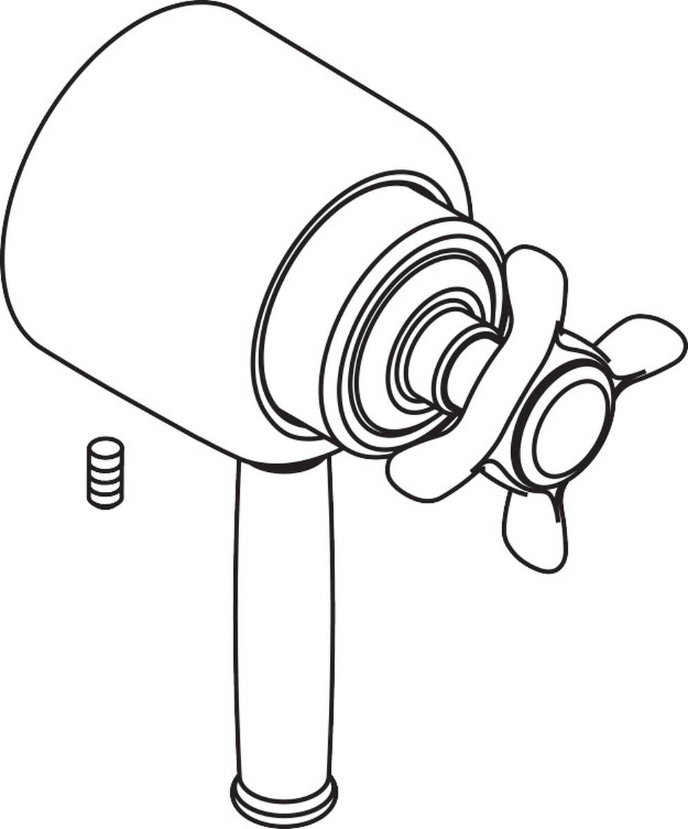 HANSGROHE Rukojeť termostatu #16595830 - leštěný nikl