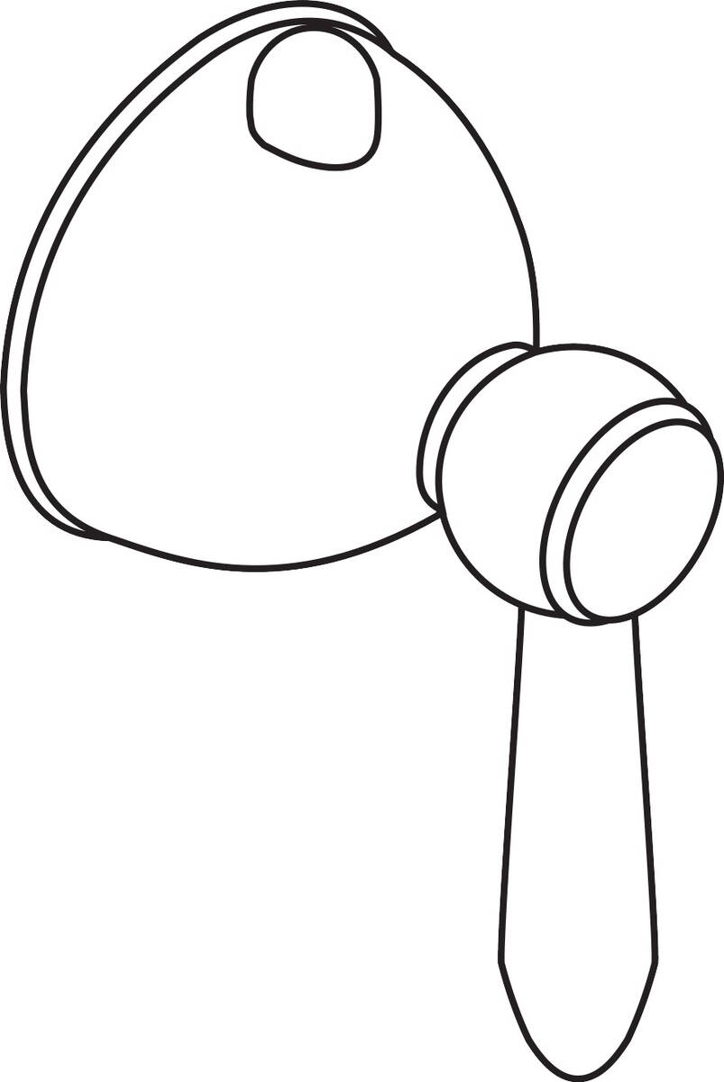 HANSGROHE Rukojeť termostatu #17395000 - chrom