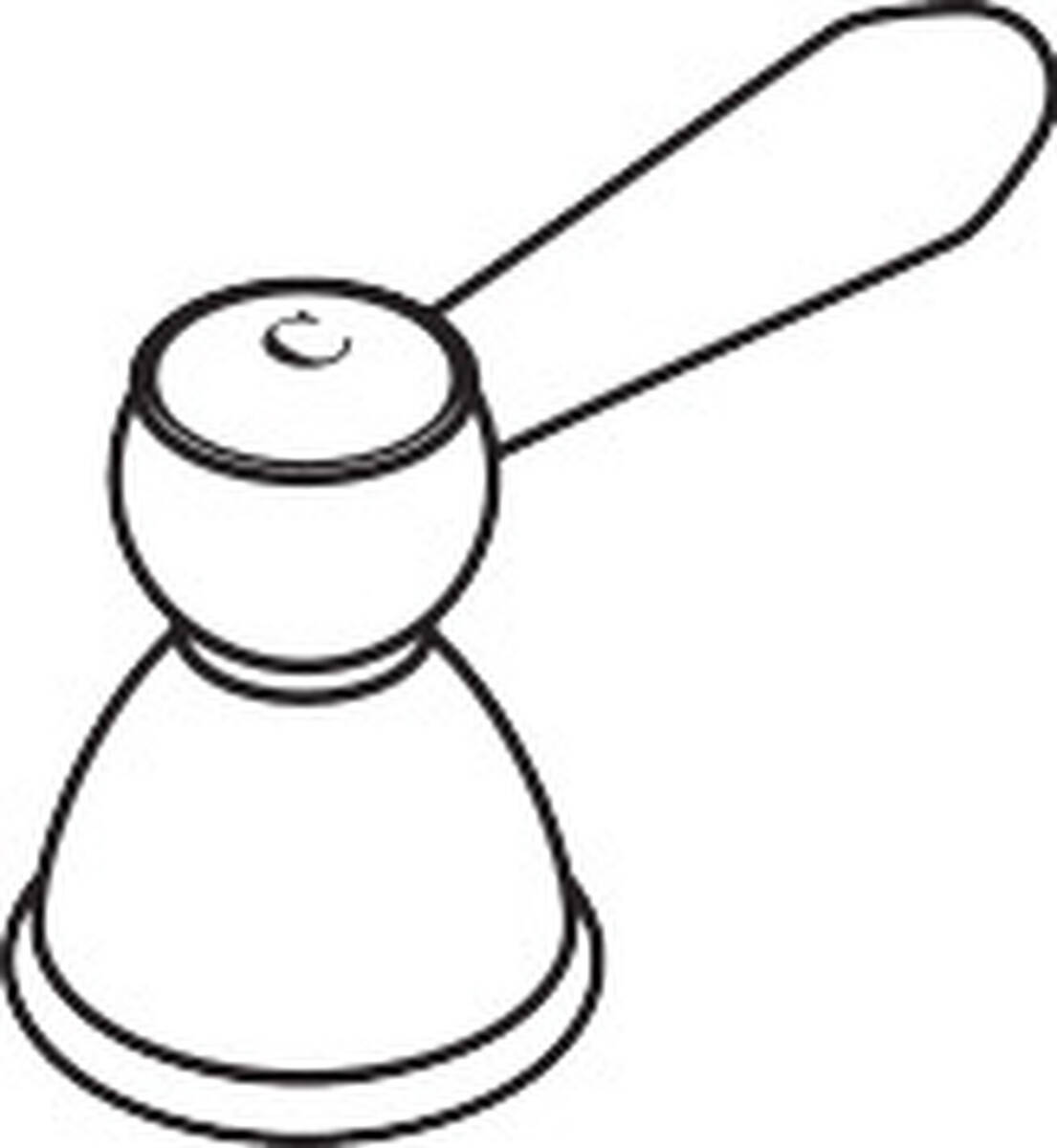 HANSGROHE Rukojeť na straně studené vody #17296150 - Chrom/dřevo