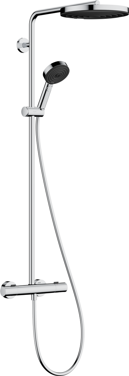HANSGROHE Pulsify S Puro Showerpipe 260 1jet EcoSmart s termostatem Ecostat Fine a ruční sprchou 3jet #24237000 - chrom