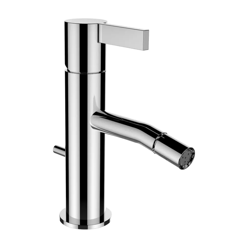 LAUFEN Kartell LAUFEN Bidetová stojánková páková baterie, s ovládáním táhla automatické výpusti, bez automatické výpusti, chrom #H3413310041031