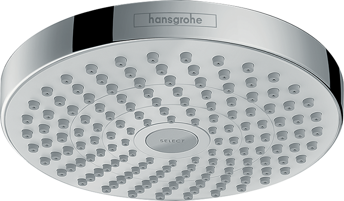 HANSGROHE Croma Select S horní sprcha 180 2jet EcoSmart #26523400 - bílá/chromovaná