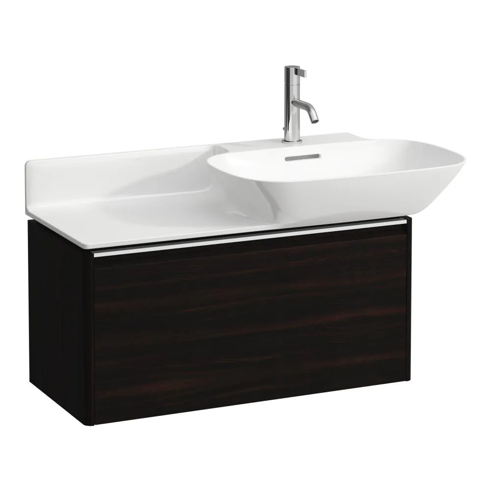 LAUFEN BASE Skříňka pod umyvadlo, s 1 zásuvkou, pro umyvadla H813301, H813302 770 x 350 x 360 mm #H4030011102631 - 263 - Tmavěhnědý jilm