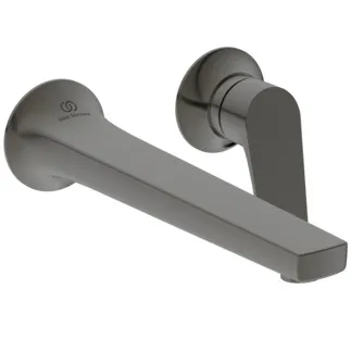 IDEAL STANDARD LDV - Nástěnná umyvadlová baterie 172x226x109 mm, svislá vzdálenost od středu výtoku 209 mm, magneticky šedá, nutná sada 1 (A1313), 3,8 l/min (3 bar), bez výsuvného odpadu - perlátor, FirmaFlow, PVD technologie #BD957A5 - Magnetic Grey