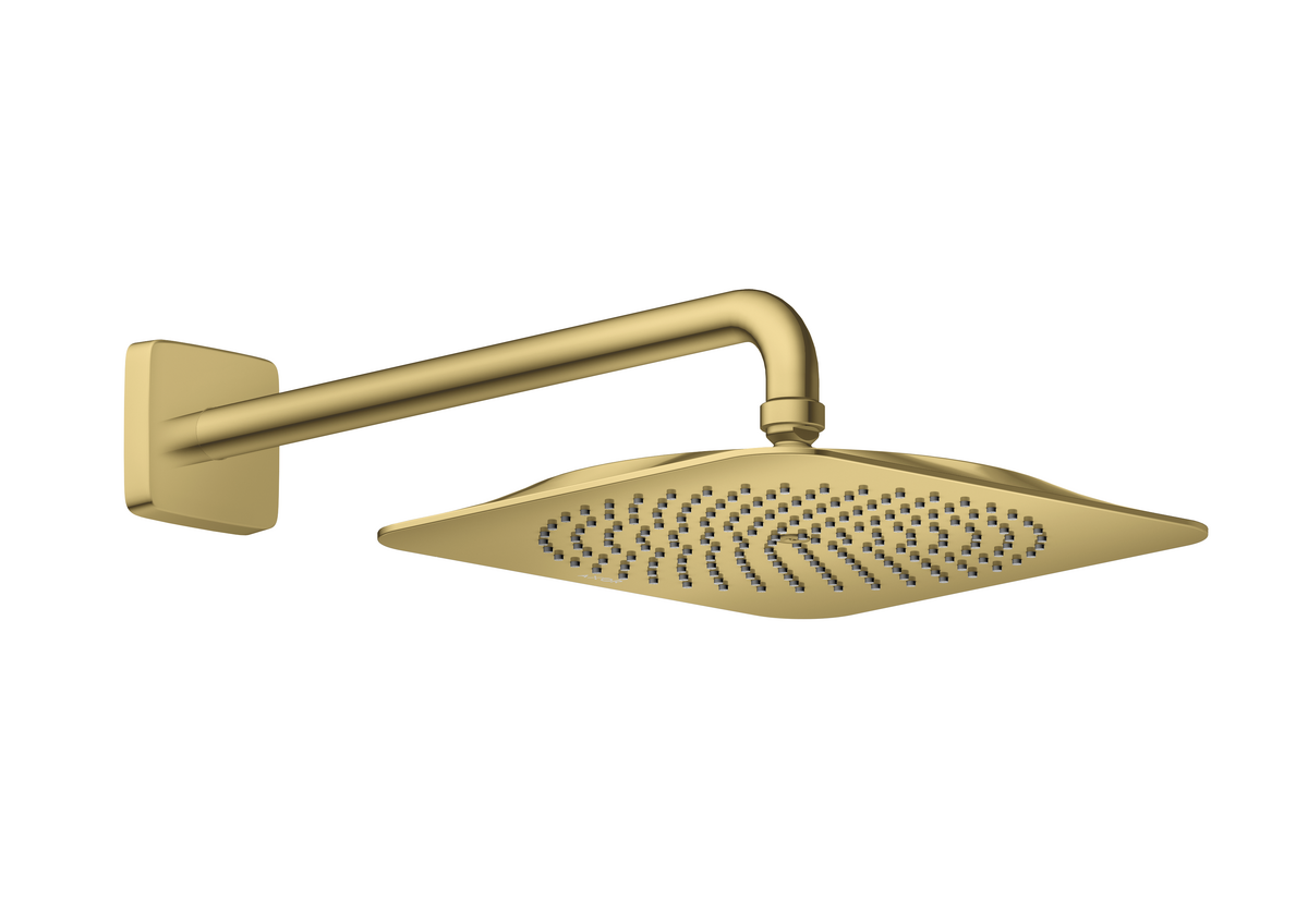 HANSGROHE AXOR Citterio C Horní sprcha 270/270 1jet se sprchovým ramenem #28790990 - leštěný vzhled zlata