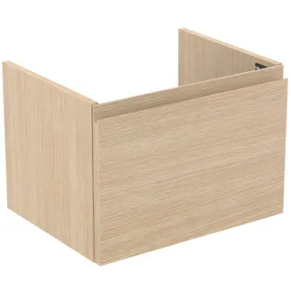 IDEAL STANDARD FINESSE - toaletní skříňka 530x409x370 mm, bílý dub, 1 zásuvka - bez úchytky, plnovýsuv, SoftClosing, předmontováno, dřevo z udržitelných zdrojů #E3408US