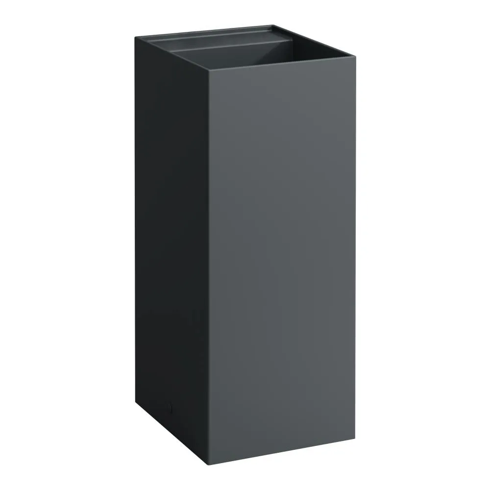 LAUFEN Kartell LAUFEN Volně stojící umyvadlo, se speciálním skrytým vývodem 375 x 435 x 900 mm #H8113317581121 - 758 - Grafit mat