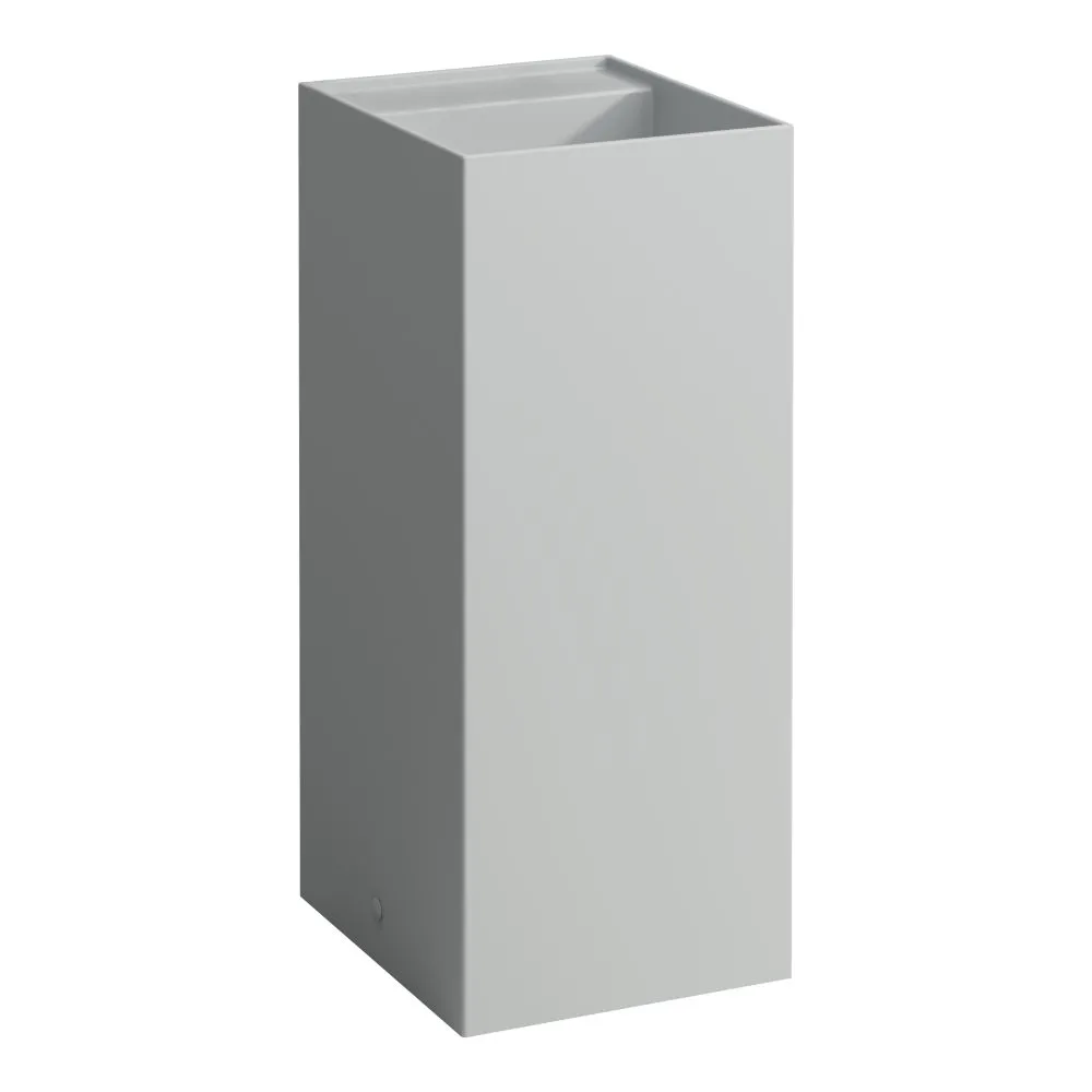 LAUFEN Kartell LAUFEN Volně stojící umyvadlo, se speciálním skrytým vývodem 375 x 435 x 900 mm #H8113317591121 - 759 - Šedá mat