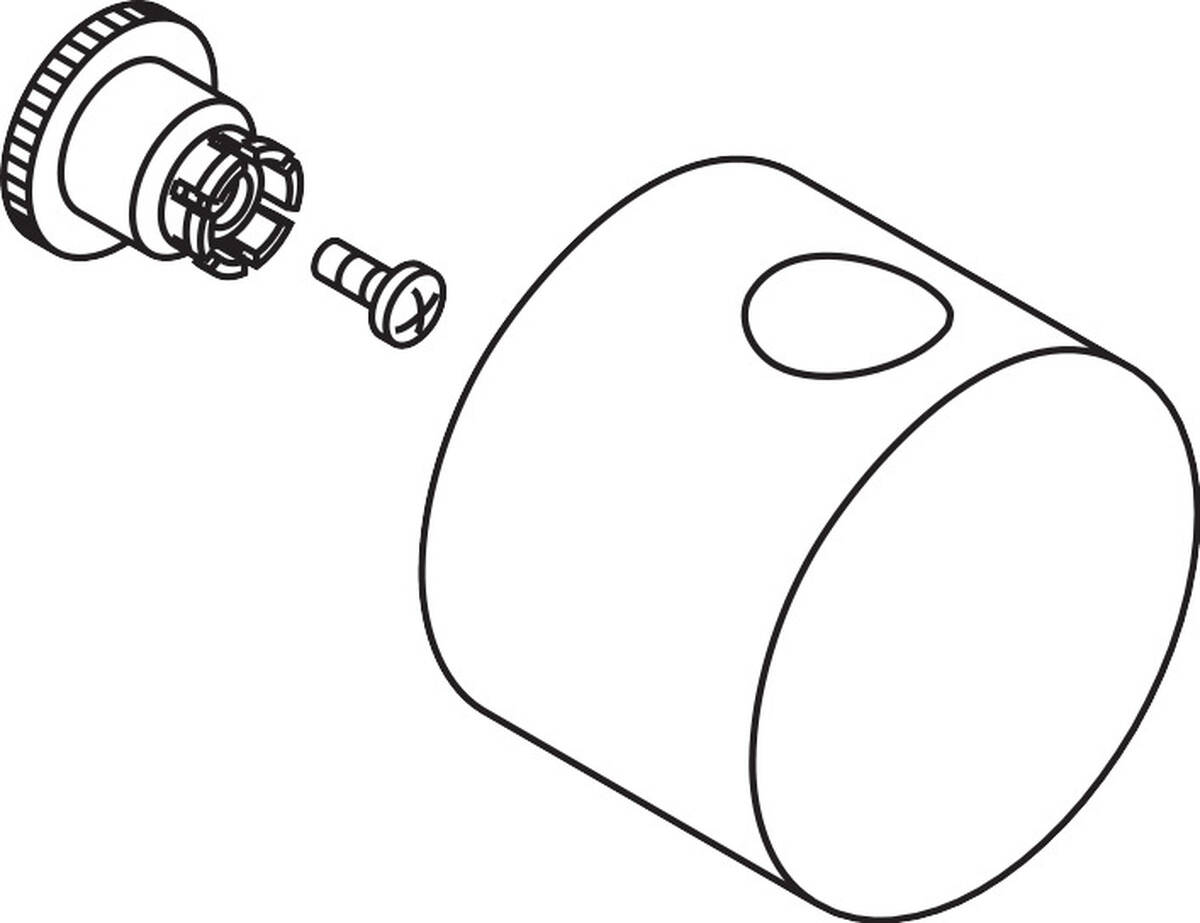 HANSGROHE Rukojeť #38993250 - kartáčovaná zlatá optika