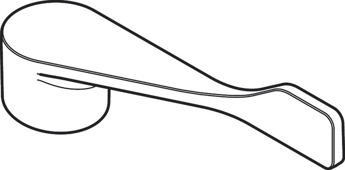 HANSGROHE Rukojeť #39891250 - kartáčovaná zlatá optika