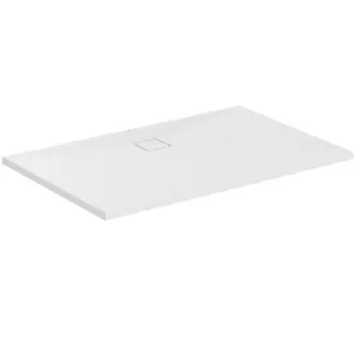 IDEAL STANDARD ULTRA FLAT EVO - Obdélníková sprchová vanička 1400x900x35 mm v bílém saténovém provedení, bez výsuvného odpadu - antibakteriální, protiskluzový povrch, bezbariérová, v souladu s DIN 18040, možnost řezání na míru, výška 35/36 mm. #T5434FO
