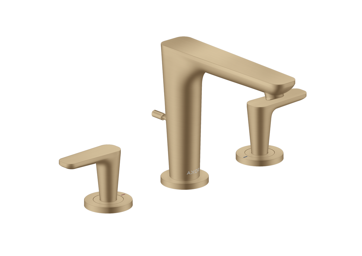 HANSGROHE AXOR Citterio C 3-otvorová umyvadlová baterie #49060140 - kartáčovaný bronz
