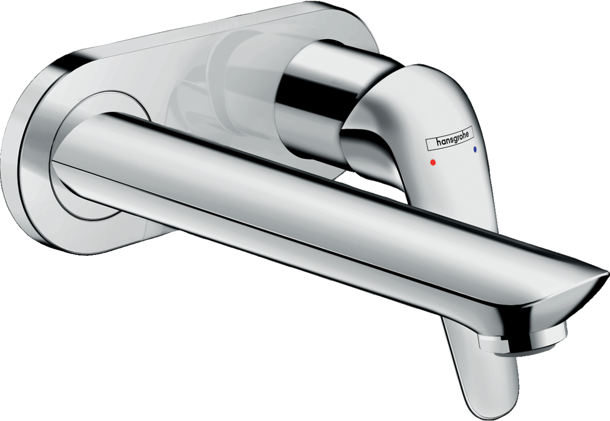 HANSGROHE Novus skrytá jednopáková umyvadlová baterie pro montáž na stěnu s výtokem 19,5 cm #71127000