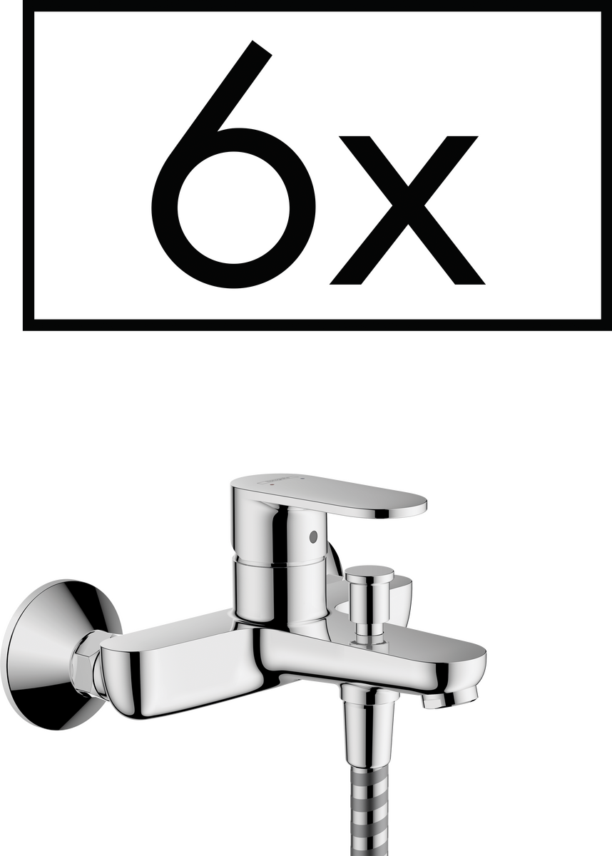 HANSGROHE Vernis Blend jednopáková vanová baterie pro povrchovou montáž projektové balení (6 ks) #71447000