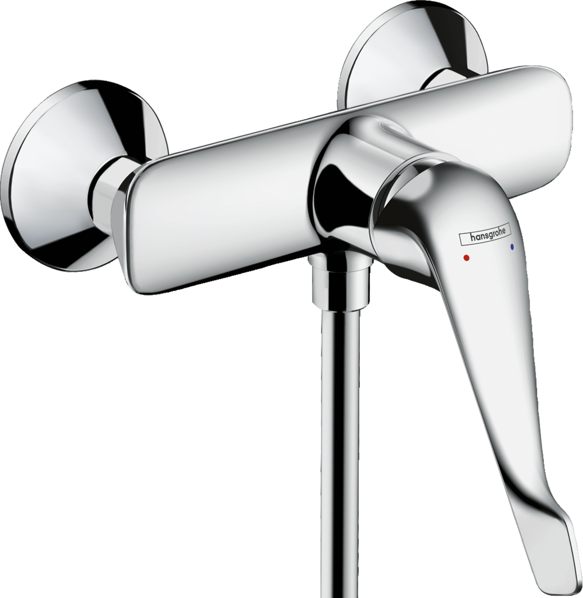 HANSGROHE Jednopáková sprchová baterie Novus s extra dlouhou pohodlnou rukojetí 11,8 cm #71926000