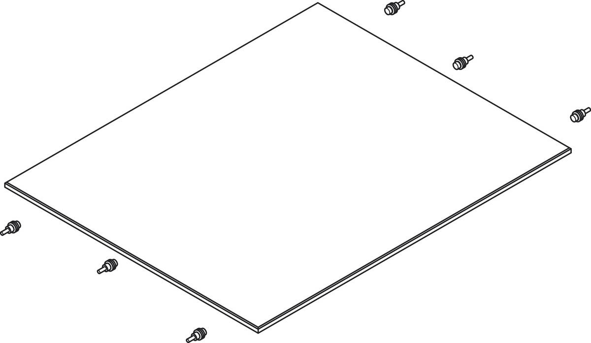 HANSGROHE skleněná tabule #87154000